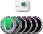 Neewer® - ND-filter Set Compatibel met Insta360 GO 2 GO 3, Set van 6 (UV/CPL/ND8/ND16/ND32/ND64) - Action Camera Accessoires, Polariserend Filter, Grijs Filter, Multi Nano Gecoat HD Optisch Glas