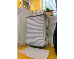 Wasmand - Wasmanden - wasmand inklapbaar - Opvouwbare Wasmanden - 36cm * 28cm * 59cm, IJzeren Pijpenrek