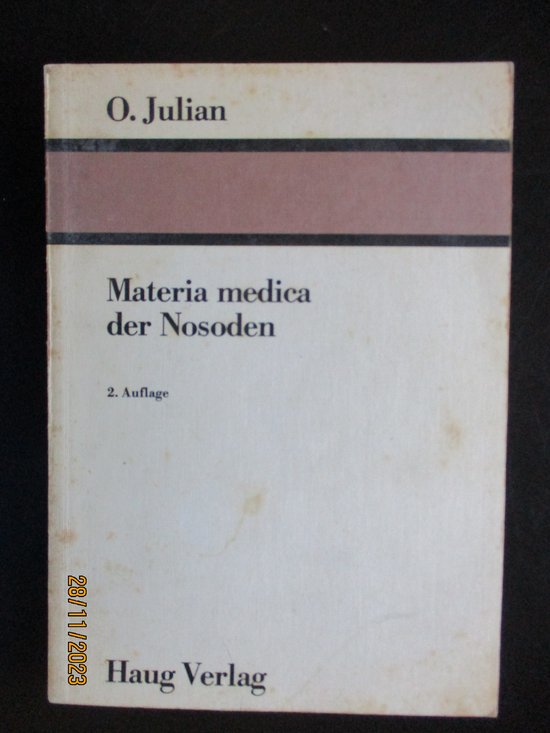 Materia medica der nosoden 9783776003680 Boeken bol