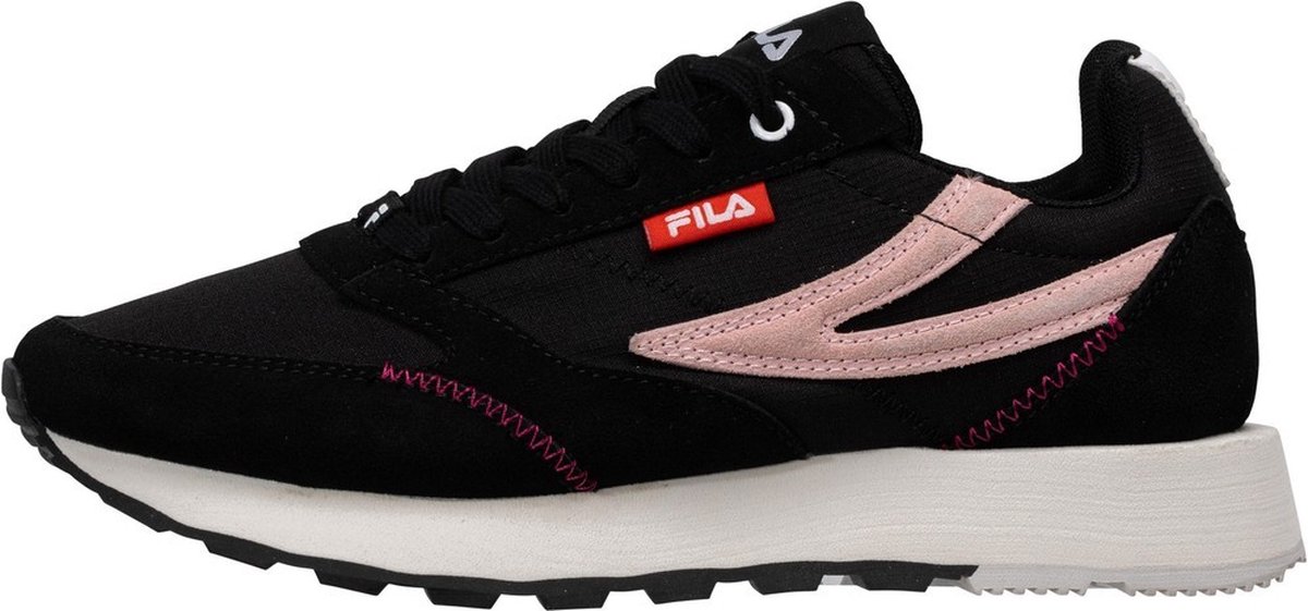 Fila dames retro hardloopschoen Low Run Formation Women -lichtroze Zwart