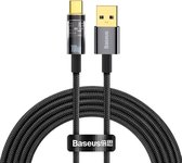 Baseus Explorer Series USB naar USB-C Kabel 100W Zwart 2 Meter