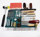 Velox Leer Reparatie Set – Leer Reparatie 43 Stuks – Leder Reparatie - Complete Set - Voor Beginners & Gevorderden