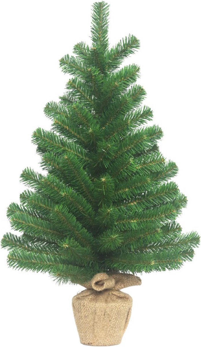 Burlap Kunstkerstboompje LED - 60 cm