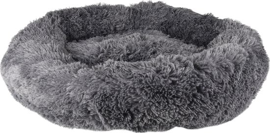 Flamingo - Hondenmand Krems rond - Grijs - M - 70 x 70 x 20 cm