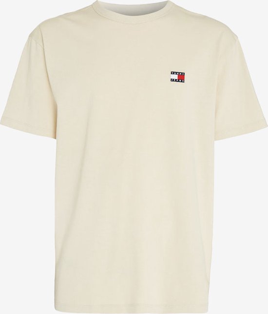 Tommy Jeans Reg Badge Tee- Zand - XL