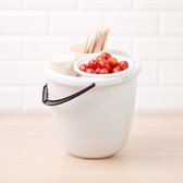 Hastic Cleaning Bucket 8 L - Plastic Bucket Stable - Household Bucket Made of Plastic 8 Litres - Plastic Bucket 8 L - Water Bucket with Ergonomic Handle