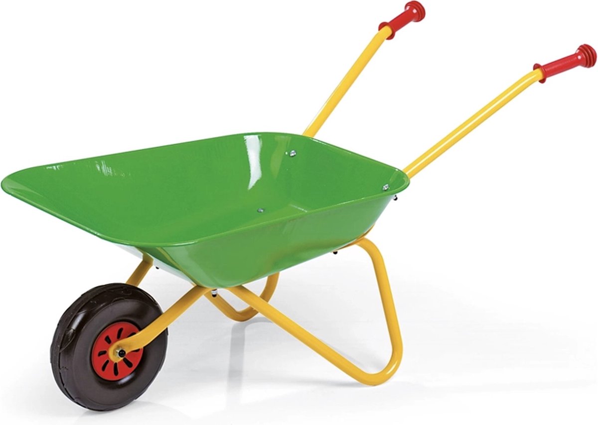 Kinderkruiwagen Rolly Toys, METALEN bak GROEN — afbeelding 4