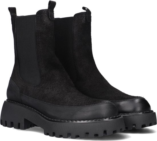 Lazamani 74.471 Enkellaarsjes Enkelboots Dames Zwart Maat
