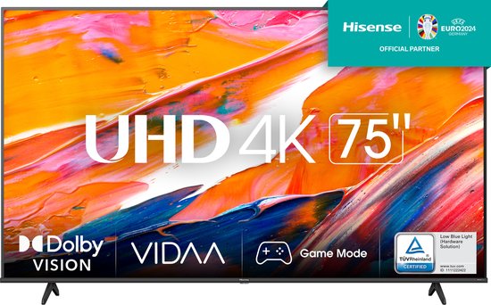 Hisense 75A6K - 75 inch - 4K LED - 2023