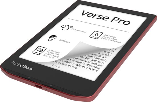 PocketBook eReader - Verse Pro - Passion Red - Pocketbook