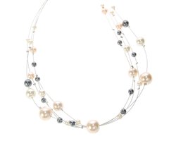 Behave Ketting - Parelketting - Necklace - Dames - Halsketting - 40 cm (+8 cm verlengketting) - Multi Color 1