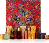 Spa Ceylon - Valentijn cadeautje voor haar - Wellness kalender - Beauty kalender - 14 producten - Giftset voor vrouw - Ecologisch - Duurzaam