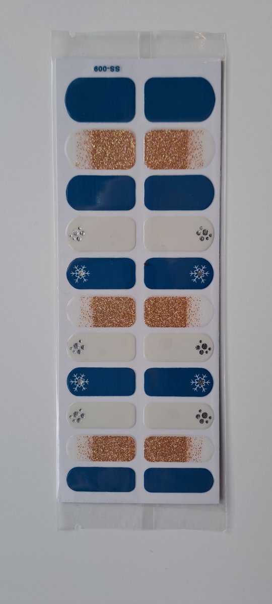 N-Wrap model 009 nailwraps nagelstickers kerst winter