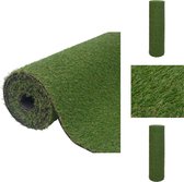 vidaXL Kunstgras - 20 mm - Groen - 1 x 8 m - UV-bestendig | Polypropeen (PP) en PE - Kunstplant