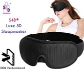 S4D® - Luxe Slaapmasker - Ergonomisch Oogmasker - 100% Verduisterend ! - Voor Mannen en Vrouwen