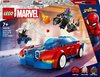 foto van LEGO Marvel Spider-Man racewagen en Venom Green Goblin - 76279