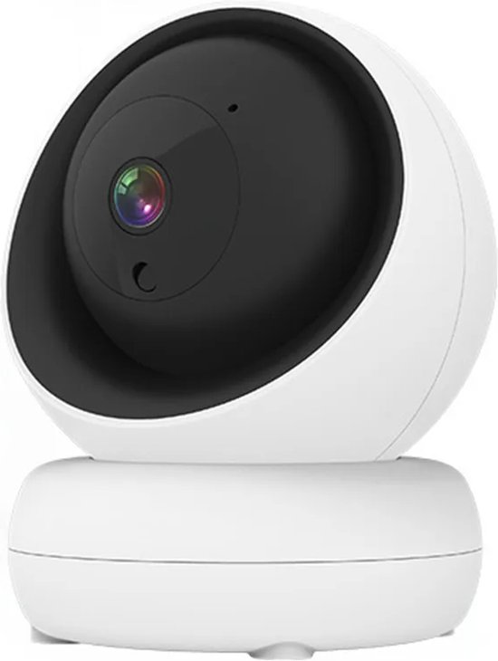 DrPhone Indoorview - Indoor PTZ Camera - Home Security Camera - Pan 355° Tilt 80° - Nachtvisie - Tweerichting Audio - Tuya / Alexa/ Google Home - Wit van DrPhone — afbeelding 2