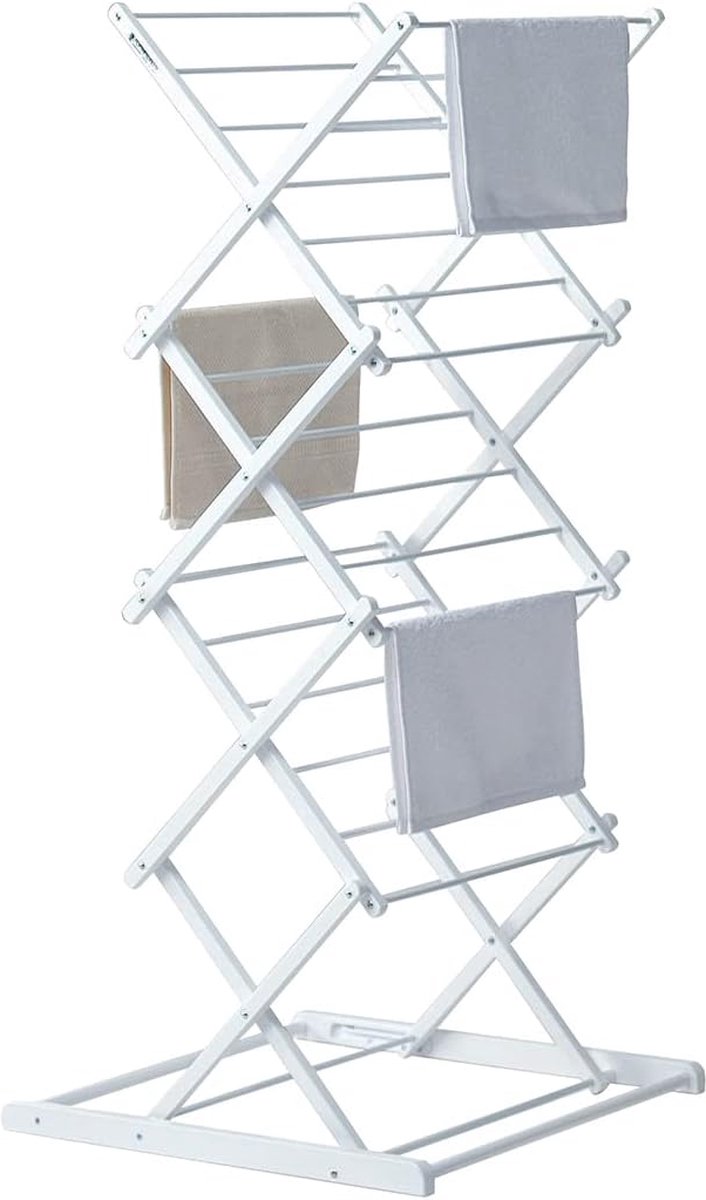 Goedkoopste Luxe wasrek – droogrek – inklapbaar - wasdroogrek