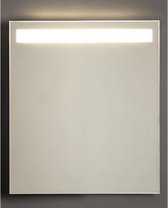 Adema Squared 2.0 badkamerspiegel - 60x70cm - Met LED-verlichting - Met spiegelverwarming