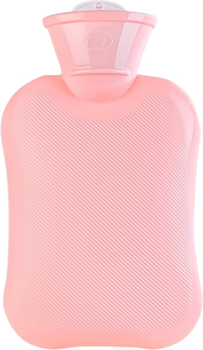 Goedkoopste Livano Knuffel Kruik - Warmwaterkruik - Warmtekruik - Warmwaterzak - Bag - Warmtekussen - Roze - 1000ML