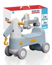 Bitey - Loopauto - Speelgoed - Peuter speelgoed - Buiten speelgoed - Hobbelpaard - vanaf 2 jaar - 40 KG belastbaar - Blauw