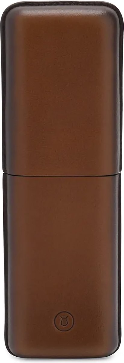 Lapis Bard penetui - Ducorium cognac - leder - 5.5x16cm - geschikt voor 2 pennen - SF-WP33778
