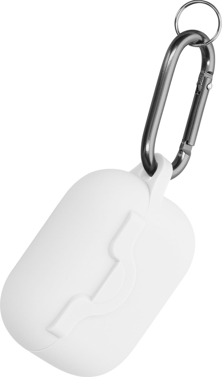 kwmobile hoesje geschikt voor Apple Airpods Pro 2 / Pro 1 case - Cover voor oordopjes case - Flexibel silicone - In wit