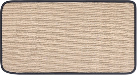 Navaris katten krabmat 130 x 45 cm - Krabtapijt kat - Bankbescherming - Anti krab vellen - Alternatief voor krabpaal of kattenspeeltjes - Sisal/ linnen