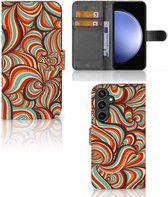 Telefoonhoesje Geschikt voor Samsung Galaxy S23 FE Book Case Retro