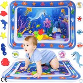 Opblaasbare Watermat voor Baby's - Sensorisch Babyspeelgoed voor Ontwikkeling van Zintuigen - Watermat – Speelkleed - Ideaal voor 3, 6, 9 Maanden Oude Baby's - 65 x 50 cm