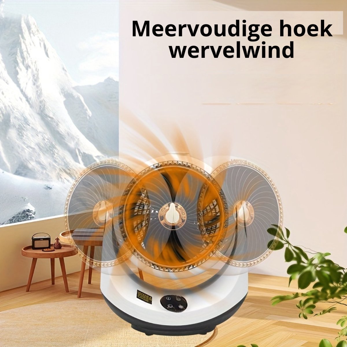 Livano Elektrische Kachel - Haard - Heater - Mini Kachel - Winter - Ventilator Kachel – foto 4