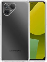 Hoesje Geschikt voor Fairphone 5 Hoesje Siliconen Case - Hoes Geschikt voor Fairphone 5 Hoes Siliconen - Transparant
