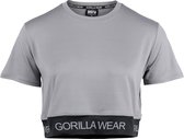 Gorilla Wear Colby Cropped T-shirt - Grijs - L