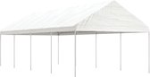 The Living Store Feesttent 8.92 x 4.08 x 3.22 m - PE materiaal - Stalen frame - Wit