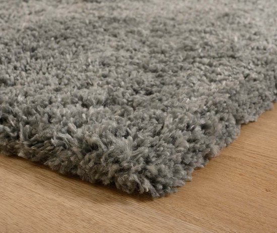 Tapis shaggy carré - Cosy Shaggy - gris 160x160 cm