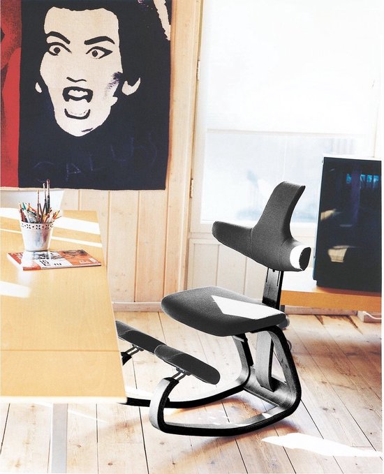 JZGORC Ergonomische knielende stoel - betere houding knielende kruk - grotere stoel, kniekussens, stevig en comfortabel, orthopedische kruk (blauw