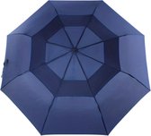 Livano Moderne Stormparaplu - Windproof Paraplu - Opvouwbaar Stormproef - Automatisch Uitklapbaar - Umbrella - Blauw