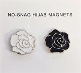 Fako Bijoux® - 2x Magnetische Broche - Hoofddoek Magneet - Sjaal - Hijab Accessoires - Abaya - 17mm - 2 Stuks - Rose