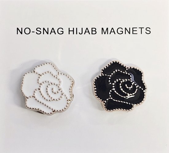 Fako Bijoux® - 2x Magnetische Broche - Hoofddoek Magneet - Sjaal - Hijab Accessoires - Abaya - 17mm - 2 Stuks - Rose