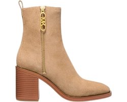 Michael Kors Regan Mid Bootie - Enkellaars Dames - Camel - Maat 39