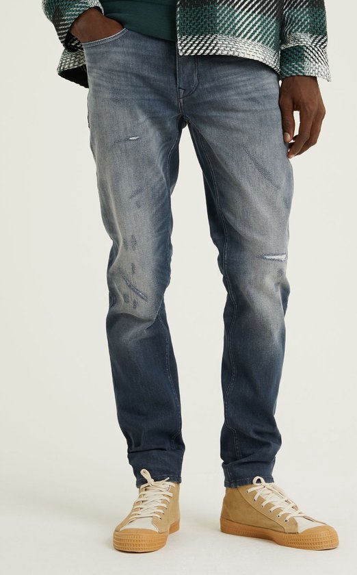 Chasin' Jeans Slim-fit jeans Evan Alix Grijs Maat W30L32