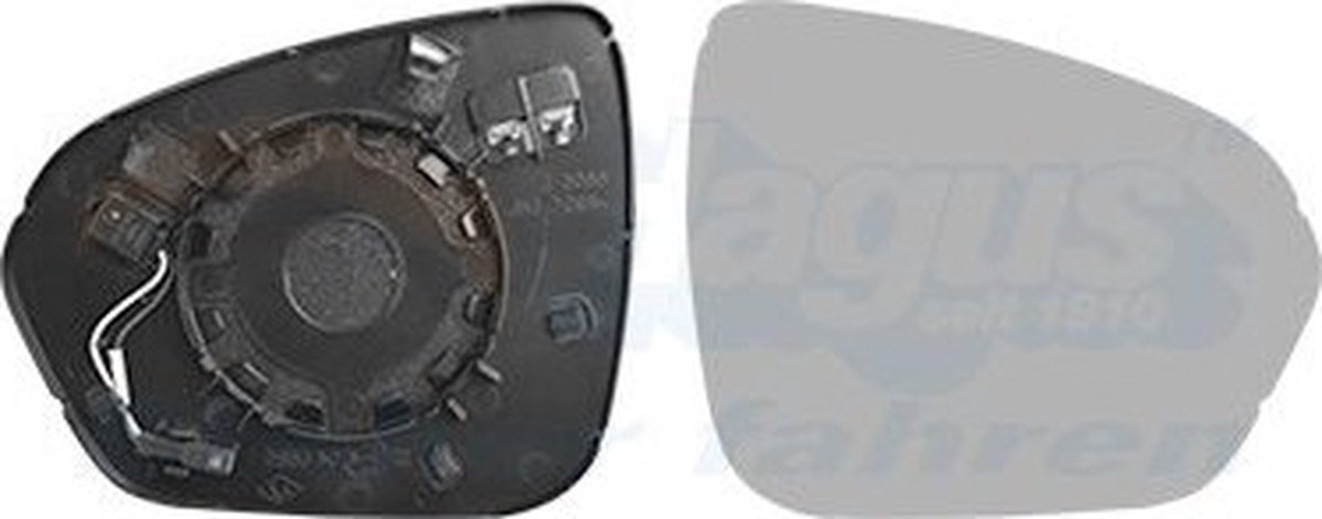 VanWezel 1557838 - Miroir rétroviseur droit pour Dacia Duster de 01/2018 à maintenant