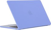 Mobigear Laptophoes geschikt voor Apple MacBook Air 15 Inch (2023-2024) Hoes Hardshell Laptopcover MacBook Case | Mobigear Matte - Blauw - Model