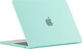 Mobigear Matte - Housse pour ordinateur portable adaptée à Apple MacBook Air 15 pouces (2023-2024) Cover Hardshell MacBook Case - Vert
