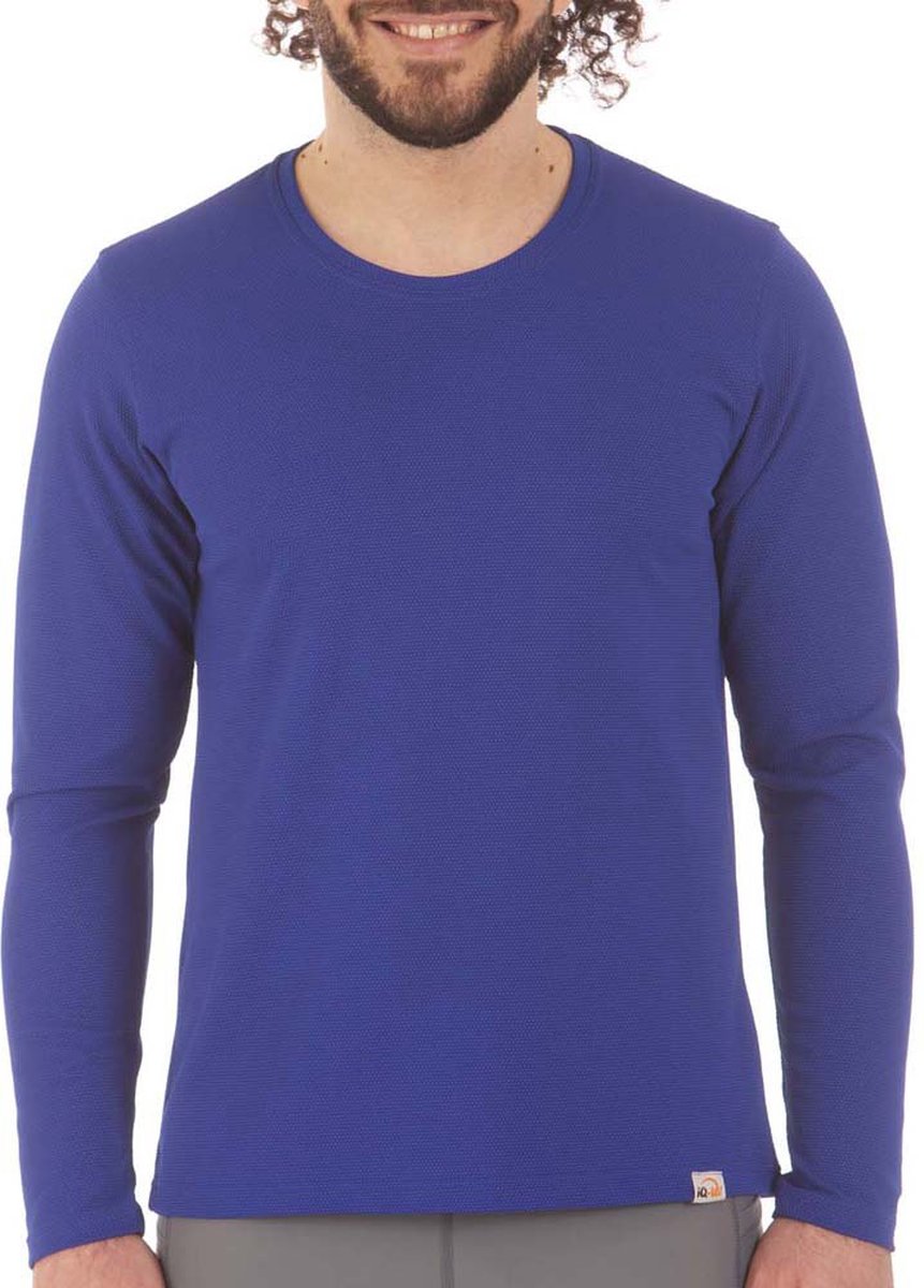 Iq-uv Uv Wave Rashguard Met Lange Mouwen Blauw XL Man