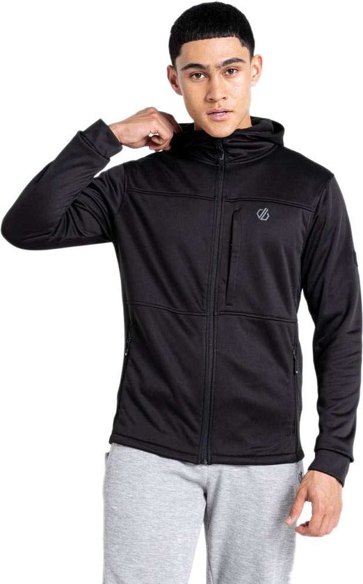 The Dare 2B Out Calling Full Zip Fleece - Homme - Tricot - Stretch - Zwart