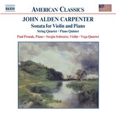 Paul Posnak, Sergiu Schwartz, Vega Quartet - Carpenter: Sonata For Violin And Piano (CD)