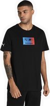 Puma Bmw Motorsport Logo + T-shirt Zwart S Man