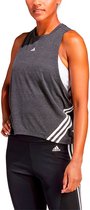 Adidas Icons 3s Cr Mouwloos T-shirt Zwart L Vrouw