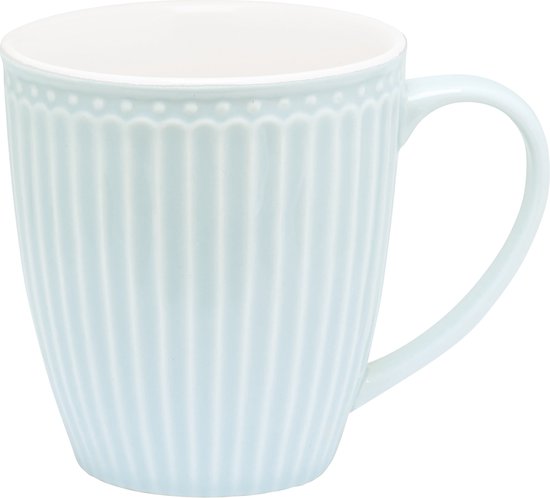 Foto: Greengate koffiemok alice lichtblauw 350 ml h 10 cm 9 cm